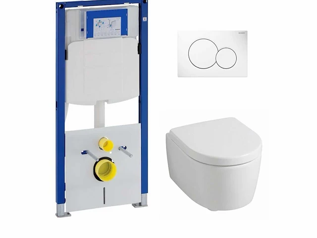 Geberit up320 toiletset met geberit icon rimfree toilet en softclose zitting - afbeelding 1 van  2