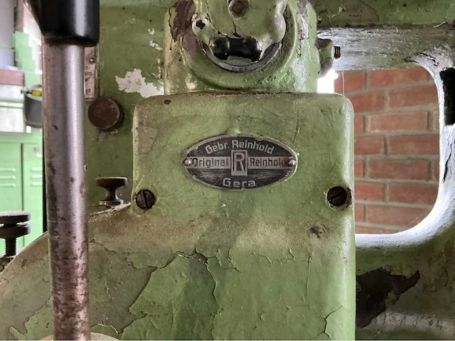Gebr. reinhold gera, georg stenzel berlin kolomboormachine met machinebankklem - afbeelding 15 van  26