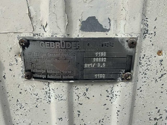 Gebruder knaus bw1 / 3.5 schaftwagen - afbeelding 7 van  9