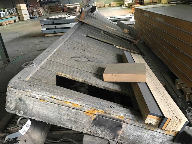 Gebruikte hardhouten vlonderdelen - afbeelding 7 van  7