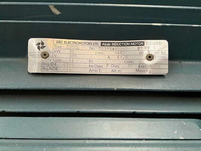 Gec inductie elektromotor (2x) - afbeelding 3 van  5