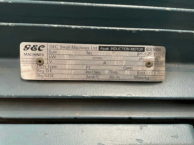Gec inductie elektromotor (2x) - afbeelding 3 van  5