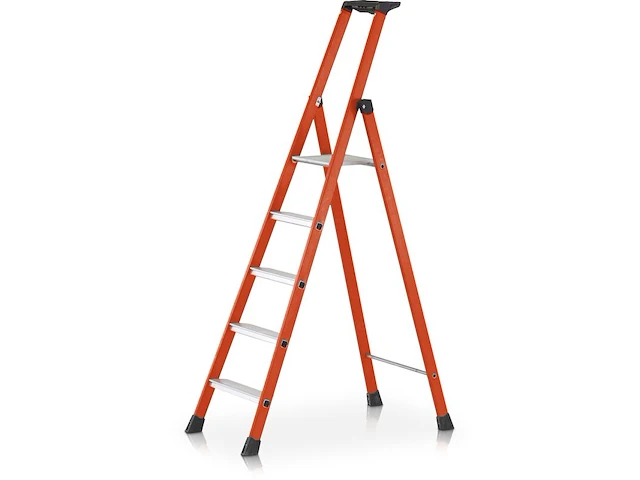 Gecombineerde trapladder met 7 treden (glasvezelversterkte treden) zarges, efamix s 40435 - afbeelding 1 van  4