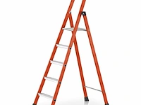 Gecombineerde trapladder met 7 treden (glasvezelversterkte treden) zarges, efamix s 40435 - afbeelding 1 van  4