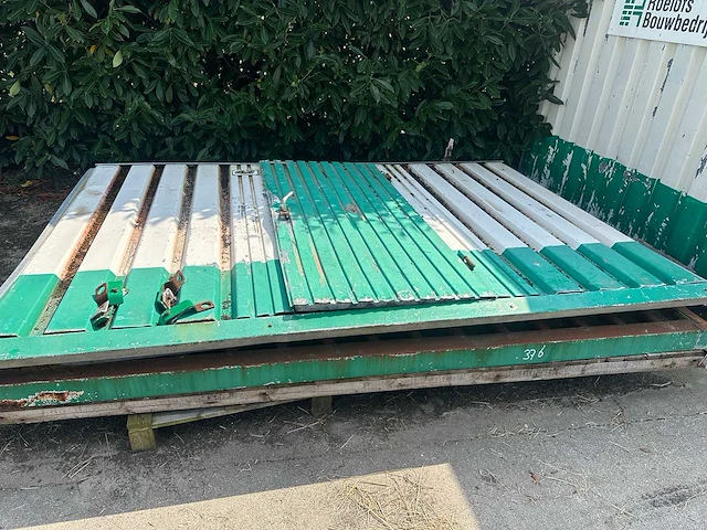 Gedemonteerde gegalvaniseerde mobiele opslagcontainer 300x220x210cm - afbeelding 1 van  7