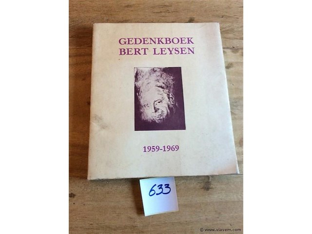 Gedenkboek bert leysen - afbeelding 1 van  5