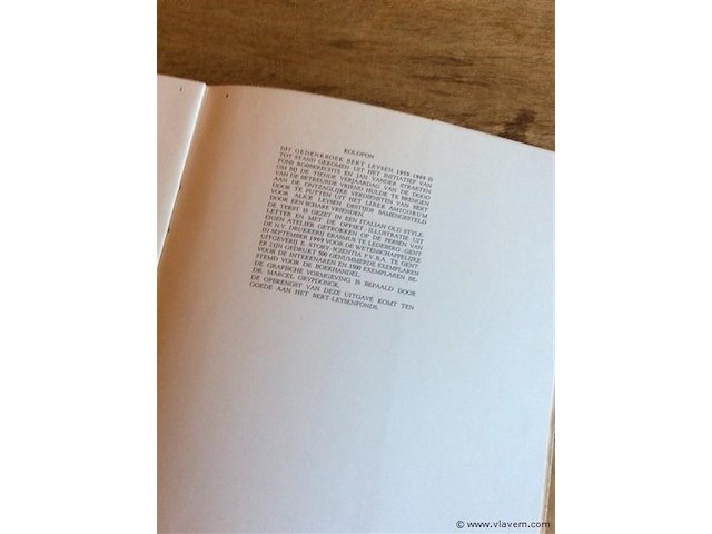 Gedenkboek bert leysen - afbeelding 5 van  5