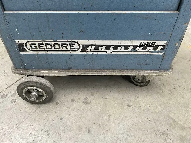 Gedore - adjutant 1580 - gereedschapswagen met inhoud - afbeelding 11 van  14