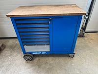 Gedore 1504 gereedschapswagen met inhoud - afbeelding 1 van  5