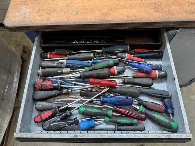 Gedore 1504 gereedschapswagen met inhoud - afbeelding 3 van  5
