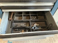 Gedore 1504 werkbank met bankschroef en inhoud - afbeelding 13 van  20