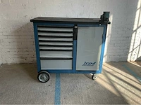 Gedore 1504 werkbank met bankschroef en inhoud - afbeelding 1 van  20