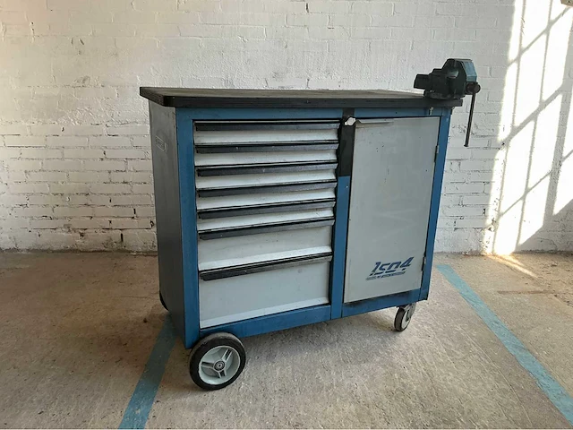 Gedore 1504 werkbank met bankschroef en inhoud - afbeelding 20 van  20