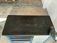Gedore 1504 werkbank met bankschroef en inhoud - afbeelding 9 van  20