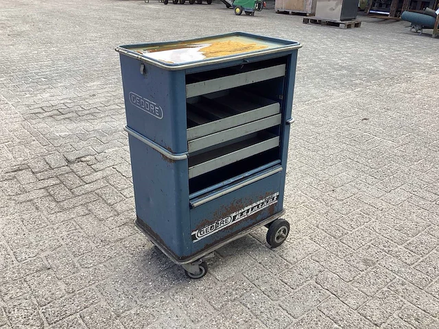 Gedore 1580 gereedschapswagen - afbeelding 2 van  4