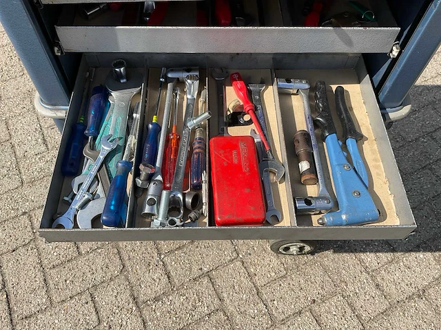 Gedore adjutant 1580 gereedschapswagen met 4 laden - afbeelding 11 van  12
