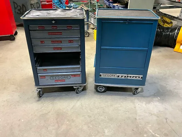 Gedore gereedschapswagen (2x) - afbeelding 1 van  8