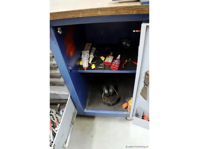 Gedore gereedschapswagen incl. divers gereedschap - afbeelding 10 van  15