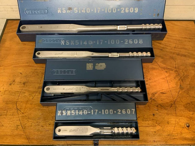 Gedore rahsol dremometer a , b , c , en d momentsleutel set - afbeelding 1 van  16