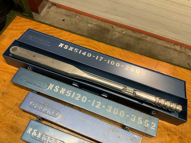 Gedore rahsol /tochnici dremometer a , b , c , en d / 120ql-n momentsleutel set - afbeelding 9 van  21