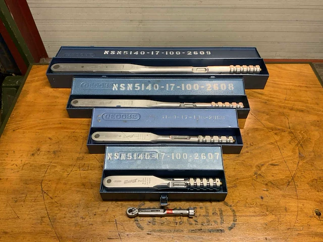Gedore rahsol /tochnici dremometer a , b , c , en d / 120ql-n momentsleutel set - afbeelding 1 van  21