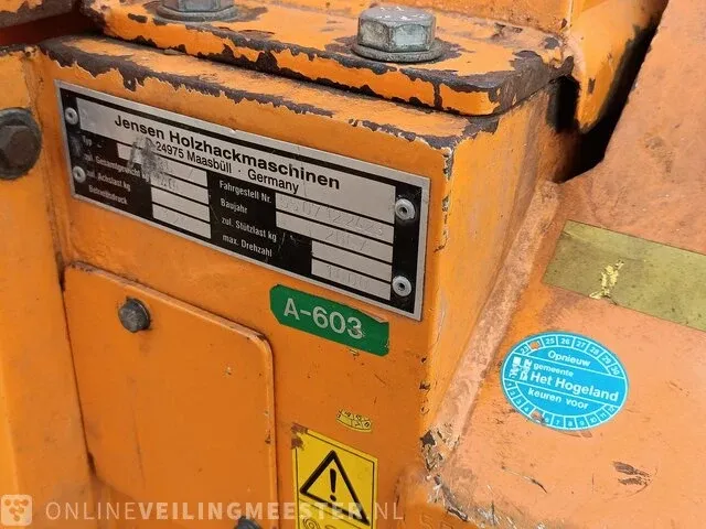 Gedragen versnipperaar jensen, a530, bouwjaar 2007 - afbeelding 8 van  8