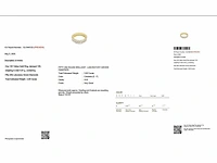 Geel gouden ring 14 krt. met diamant 3,66 crt. - afbeelding 3 van  10