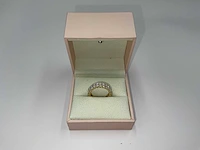 Geel gouden ring 14 krt. met diamant 3,66 crt. - afbeelding 10 van  10