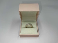 Geel gouden ring 14 krt. met diamant 3,66 crt. - afbeelding 2 van  10