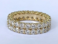 Geel gouden ring 14 krt. met diamant 3,66 crt. - afbeelding 10 van  10