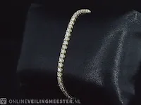 Geelgouden armband met briljant geslepen diamanten 4.17 carat - afbeelding 3 van  7