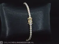 Geelgouden armband met briljant geslepen diamanten 4.17 carat - afbeelding 4 van  7