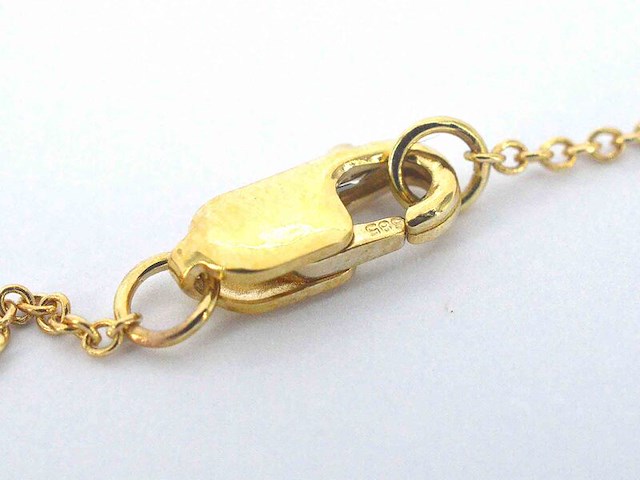 Geelgouden armband met diamanten - afbeelding 6 van  9