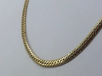 Geelgouden collier, 14 karaats - afbeelding 2 van  7