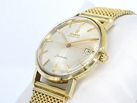 Geelgouden horloge met milanese band van het merk omega - afbeelding 11 van  12