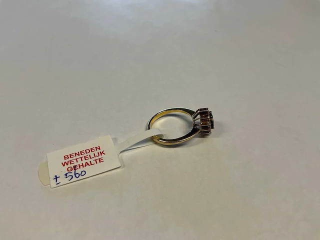 Geelgouden ring - afbeelding 3 van  3