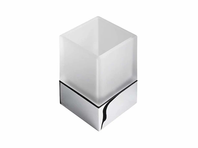 Geesa - modern art glashouder chroom - afbeelding 1 van  2