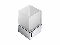 Geesa - modern art glashouder chroom - afbeelding 1 van  2