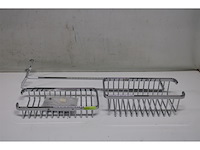 Geesa basket doucherek ophangbaar dubbel 265 cm chroom - afbeelding 3 van  4