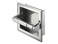 Geesa hotel inbouw closetrolhouder rvs look - afbeelding 2 van  2