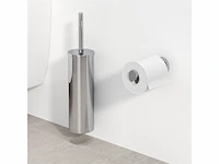 Geesa nemox closetborstelhouder met zwarte borstel chroom - afbeelding 2 van  3