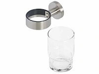 Geesa nemox stainless steel glashouder met glas - afbeelding 1 van  3