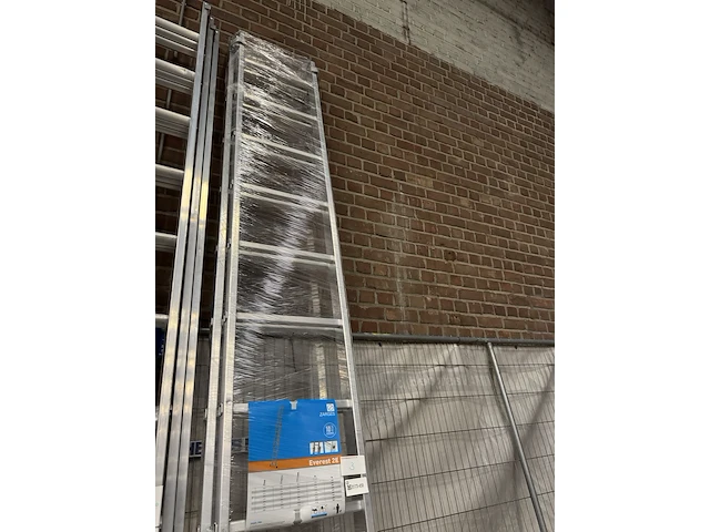 Gefelste opsteekladder 2-delig 2 x 12 sporten zarges, everest 2e 40248 - afbeelding 2 van  4