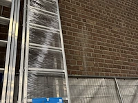 Gefelste opsteekladder 2-delig 2 x 12 sporten zarges, everest 2e 40248 - afbeelding 2 van  4