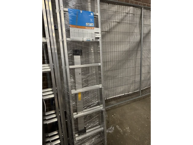 Gefelste opsteekladder 2-delig 2 x 12 sporten zarges, everest 2e 40248 - afbeelding 3 van  4
