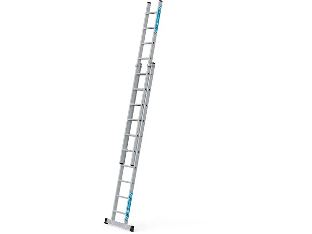 Gefelste opsteekladder 2-delig 2x10 treden zarges, everest 2e 40247 - afbeelding 1 van  1
