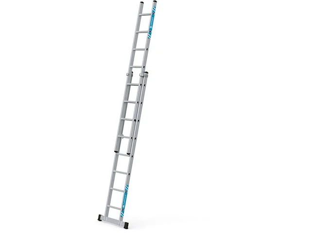 Gefelste opsteekladder 2-delig 2x8 sporten zarges, everest 2e 40246 - afbeelding 1 van  1