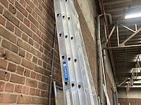 Gefelste opsteekladder 3-delig 3x12 sporten zarges, everest 3de 44853 - afbeelding 2 van  5