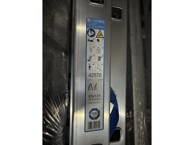 Gefelste reformladder 2-delig 2 x 10 sporten zarges, combimaster plus x 42570 - afbeelding 3 van  5