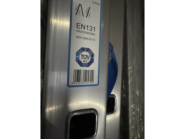 Gefelste reformladder 2-delig 2 x 10 sporten zarges, combimaster plus x 42570 - afbeelding 4 van  5